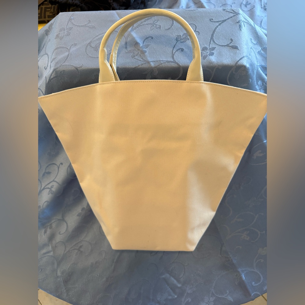 Elegant Lancôme Cream Tote Bag